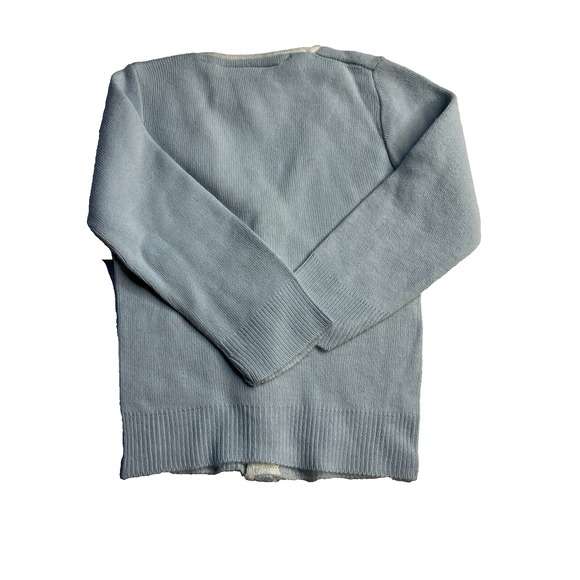 Vtg 1980's Childwise Baby Toddler Sweater Blue Coastal Nautical Preppy 18 Months - Picture 2 of 9